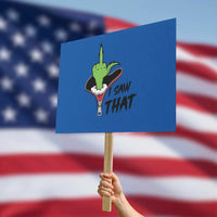 I Saw That Protest Sign Funny Elf Hand Christmas - Wonder Print Shop