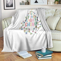 Jesus Christmas Throw Blanket Let Your Light Shine Matthew 5:16 - Wonder Print Shop