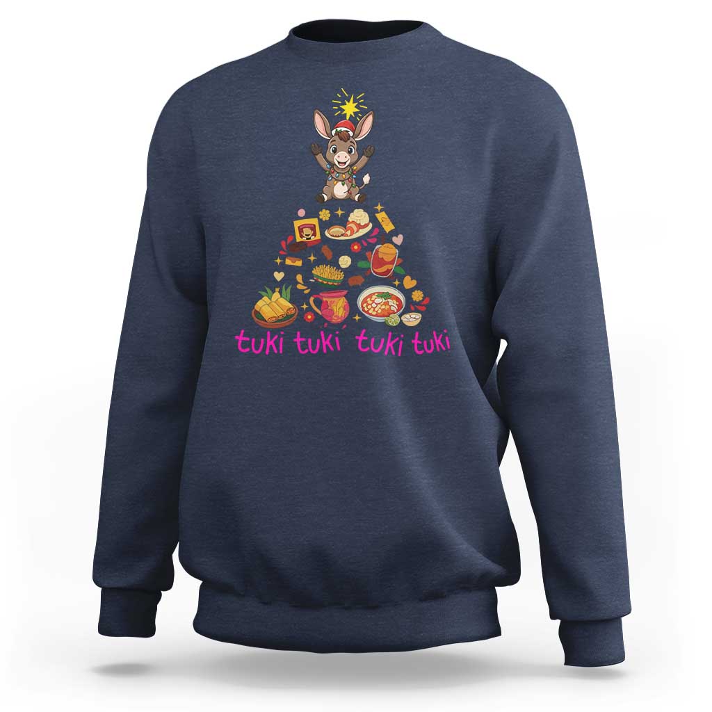 Mi Burrito Sabanero Sweatshirt Donkey Mexican Christmas - Wonder Print Shop