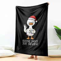 67 Six Seven Silly Goose Christmas Meme Throw Blanket - Wonder Print Shop
