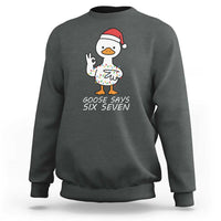 67 Six Seven Silly Goose Christmas Meme Sweatshirt - Wonder Print Shop
