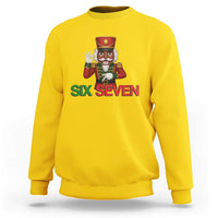 67 Six Seven Black Nutcracker Christmas Meme Sweatshirt - Wonder Print Shop