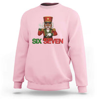 67 Six Seven Black Nutcracker Christmas Meme Sweatshirt - Wonder Print Shop