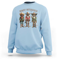 Nutcracker Cowboy Christmas Western Country Howdy Sweatshirt - Wonder Print Shop
