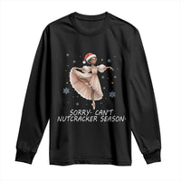 Black Nutcracker Ballet Christmas Long Sleeve Shirt - Wonder Print Shop