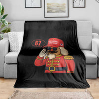 67 Six Seven Christmas Meme Throw Blanket Funny Nutcracker Make Xmas Great Again - Wonder Print Shop