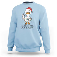 67 Six Seven Chirtsmas Meme Sweatshirt Funny Silly Goose - Wonder Print Shop