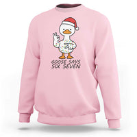 67 Six Seven Chirtsmas Meme Sweatshirt Funny Silly Goose - Wonder Print Shop