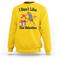 Marcus The Worm Meme Sweatshirt I Do Not Like This Valentine - Wonder Print Shop
