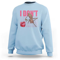 Marcus The Worm Funny Valentine Meme Sweatshirt I Don't Like This Valentine