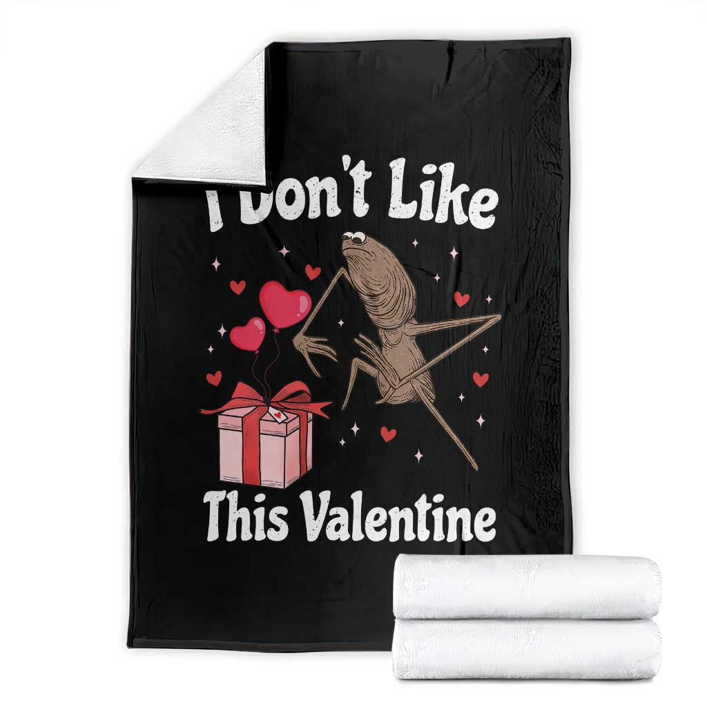 Marcus The Worm Meme Throw Blanket Funny Anti Valentines Day Sarcastic - Wonder Print Shop