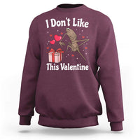 Marcus The Worm Meme Sweatshirt Funny Anti Valentines Day Sarcastic - Wonder Print Shop