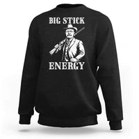 Funny Teddy Roosevelt Sweatshirt Big Stick Energy President