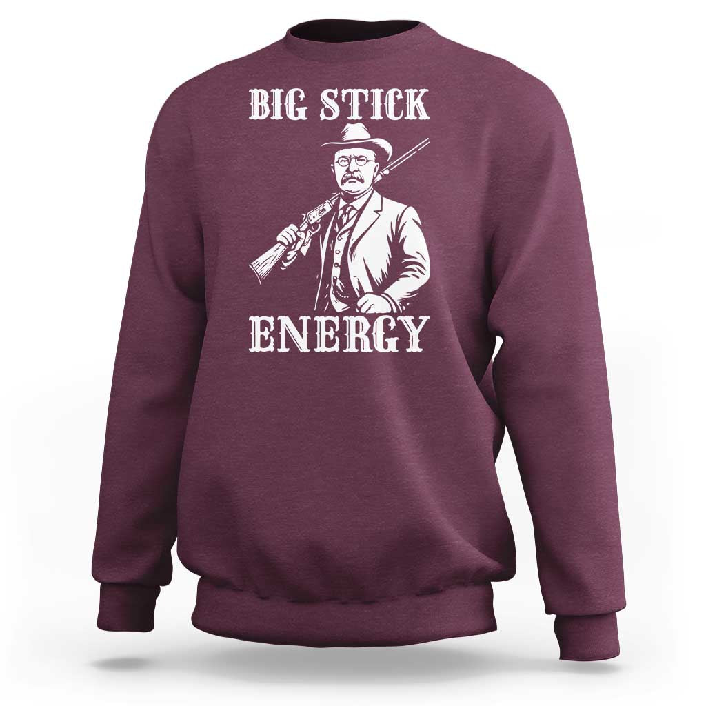 Funny Teddy Roosevelt Sweatshirt Big Stick Energy President