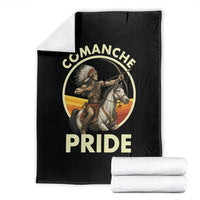 Native American Comanche Pride Indigenous People Day Throw Blanket - Wonder Print Shop
