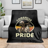 Native American Comanche Pride Indigenous People Day Throw Blanket - Wonder Print Shop
