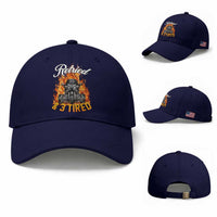 Retired Grandpa Biker Three Wheeled Motorcycle Trike Baseball Cap