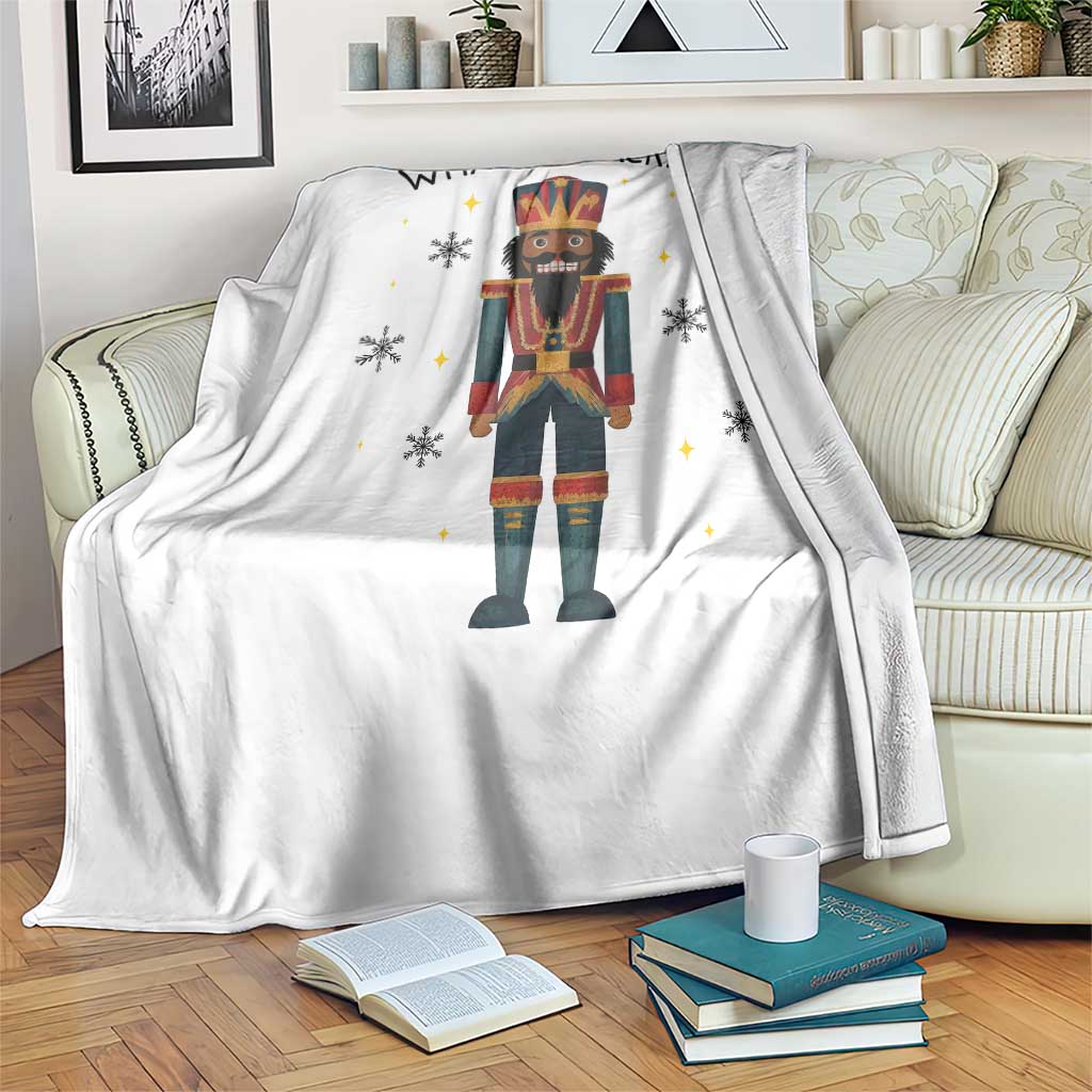 Nutcracker Christmas Throw Blanket What Is Cracking - Wonder Print Shop