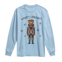 Nutcracker Christmas Long Sleeve Shirt What Is Cracking - Wonder Print Shop