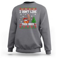 Marcus The Worm Christmas Meme Sweatshirt I Do Not Like This Rock - Wonder Print Shop