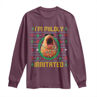 Marcus The Worm Christmas Meme Long Sleeve Shirt Funny Brain Rot Xmas - Wonder Print Shop