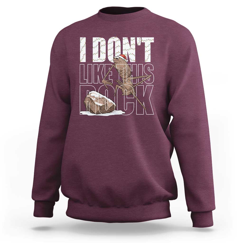 Marcus The Worm Christmas Meme Sweatshirt Funny Brain Rot Gen Z - Wonder Print Shop