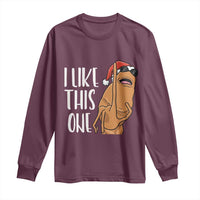Marcus The Worm Christmas Meme Long Sleeve Shirt I Like This One - Wonder Print Shop