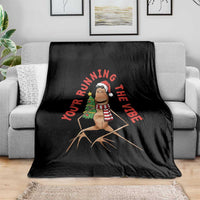 Marcus The Worm Christmas Meme Throw Blanket You Are Running The Vibe - Wonder Print Shop