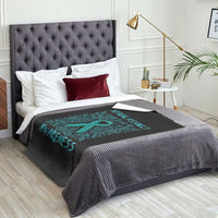 Sexual Assault Awareness Month Throw Blanket