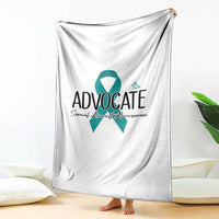 Sexual Assault Awareness Advocate Throw Blanket