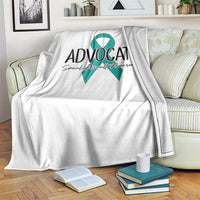 Sexual Assault Awareness Advocate Throw Blanket