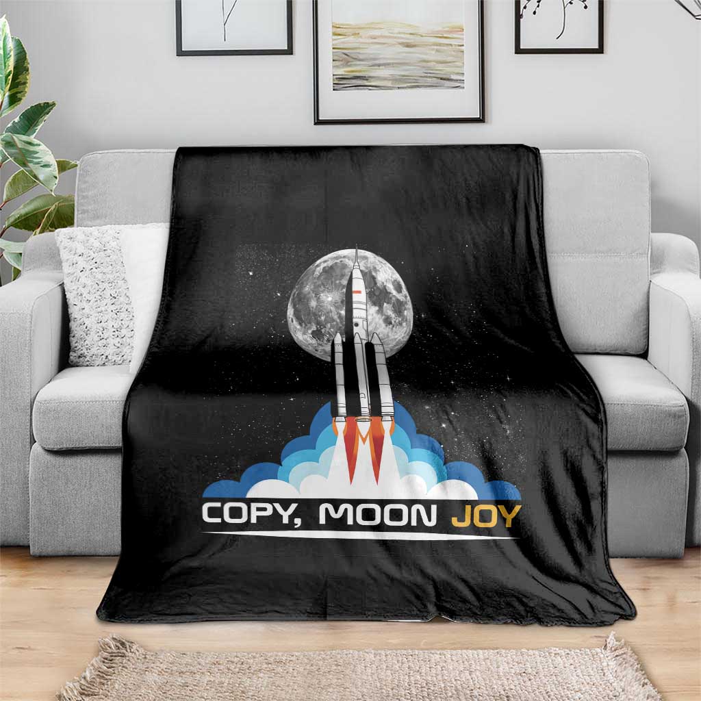 Copy Moon Joy Throw Blanket Rocket Launch Full Moon