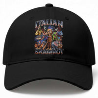 Funny Italian Brainrot Meme 4th of July Baseball Cap