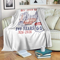 Highway 66 Get Your Kicks Centennial Road Trip 1926-2026 Throw Blanket