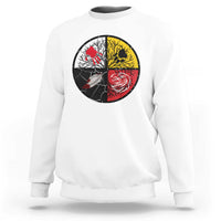 Native American Medicine Wheel MMIW Sweatshirt - Wonder Print Shop