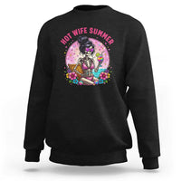 Hot Wife Summer Sweatshirt Funny Newlywed Skeleton