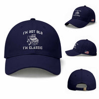 I'm Not Old I'm Classic Baseball Cap Flathead V8 Engine Silhouette
