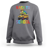 Bruh We Back Sweatshirt Funny Dinosaur Back To School Dinosaur