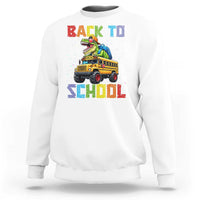 Bruh We Back Sweatshirt Funny Dinosaur Back To School Dinosaur