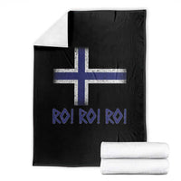 Ro Ro Norge Norway Norwegian Flag Throw Blanket