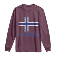 Ro Ro Norge Norway Norwegian Flag Long Sleeve Shirt
