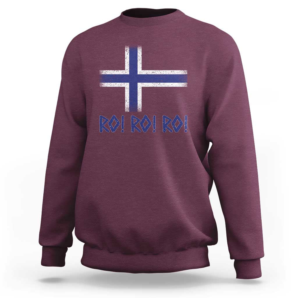 Ro Ro Norge Norway Norwegian Flag Sweatshirt