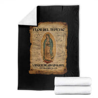 Virgin Mary Throw Blanket Our Lady Virgen De Guadalupe - Wonder Print Shop