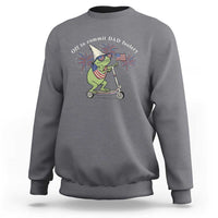 New Dad Frog 4th of July Sweatshirt Off to Commit Dad Foolery