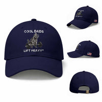 Cool Dads Lift Heavy Baseball Cap Gym Dad Raccoon
