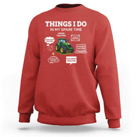 Funny Farmers Sweatshirt Things I Do In My Spare Time - Wonder Print Shop