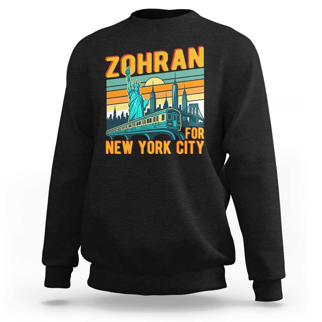 Zohran Mamdani NYC Mayor Sweatshirt - Wonder Print Shop