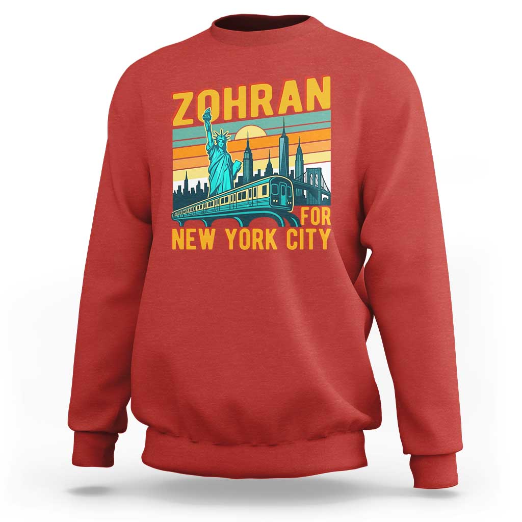 Zohran Mamdani NYC Mayor Sweatshirt - Wonder Print Shop