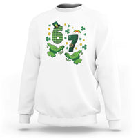67 St Patricks Day Sweatshirt Funny Six Seven Hands Meme