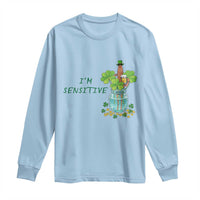 Marcus The Worm St Patricks Day Long Sleeve Shirt I'm Sensitive